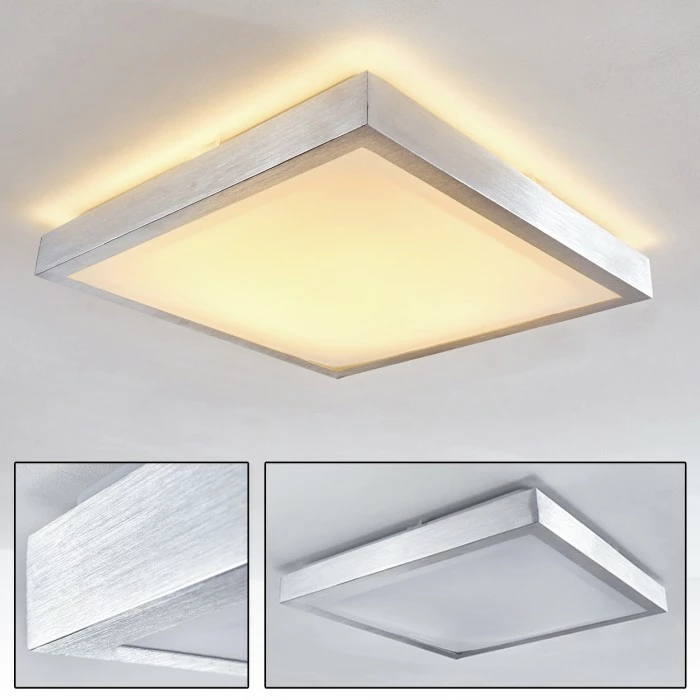 Hofstein Sora Deckenleuchte LED Nickel-Matt, 1-flammig