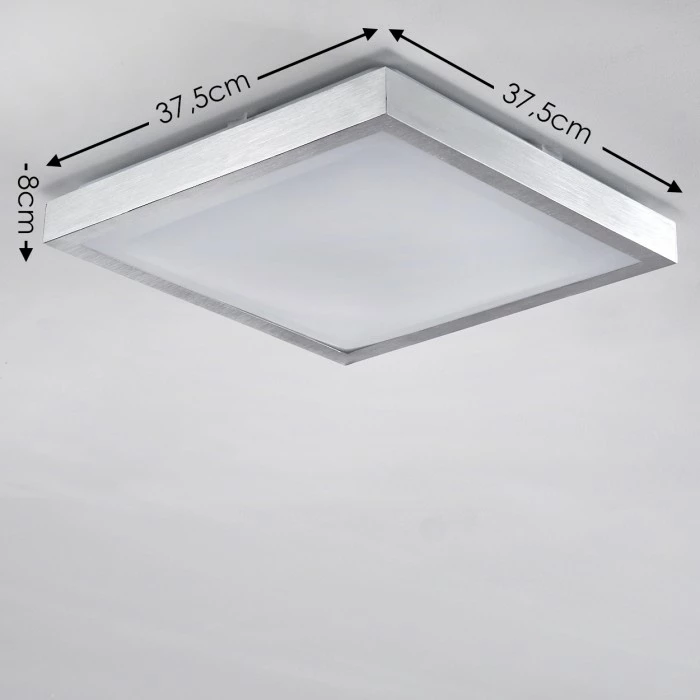 Hofstein Sora Deckenleuchte LED Nickel-Matt, 1-flammig – Bild 2