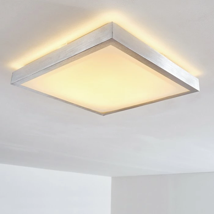 Hofstein Sora Deckenleuchte LED Nickel-Matt, 1-flammig – Bild 3