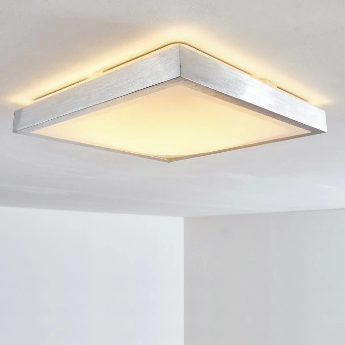 Hofstein Sora Deckenleuchte LED Nickel-Matt, 1-flammig – Bild 4