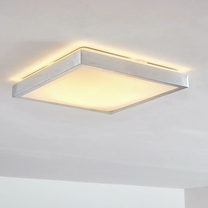 Hofstein Sora Deckenleuchte LED Nickel-Matt, 1-flammig – Bild 6