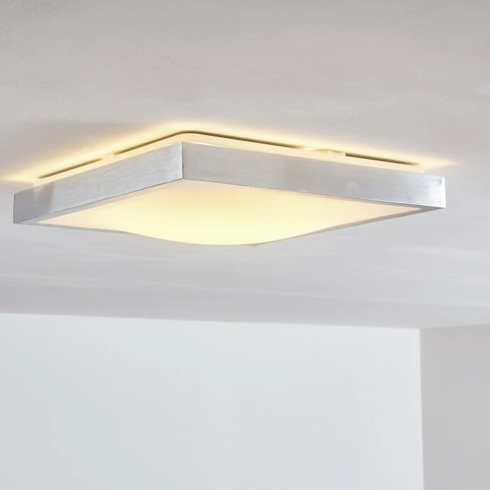Hofstein Sora Deckenleuchte LED Nickel-Matt, 1-flammig – Bild 7