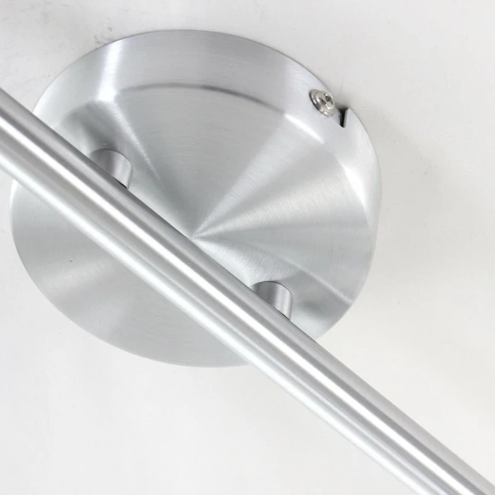 Steinhauer Natasja Deckenleuchte LED Edelstahl, 2-flammig – Bild 4