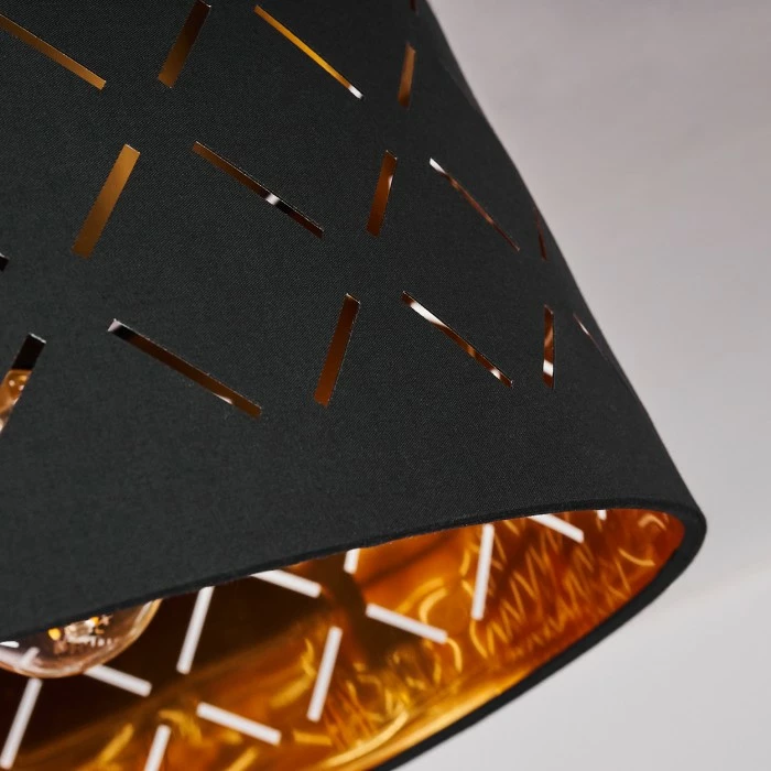 Hofstein Tallaboa Deckenleuchte Schwarz, 3-flammig – Bild 3