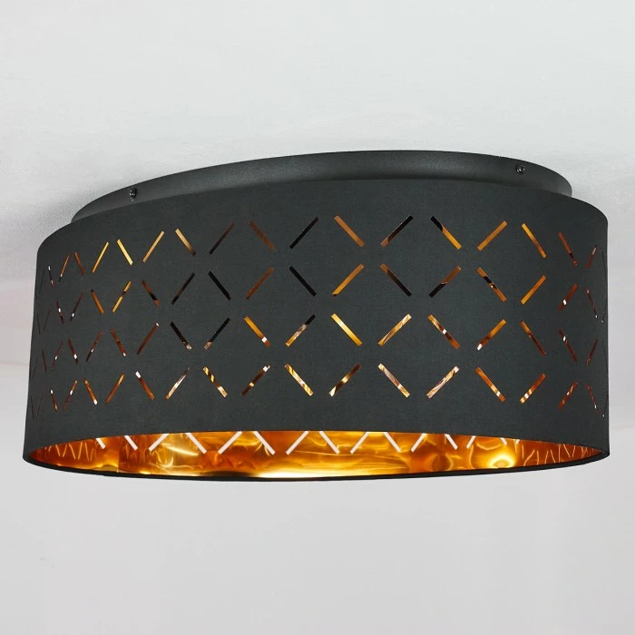 Hofstein Tallaboa Deckenleuchte Schwarz, 3-flammig – Bild 8