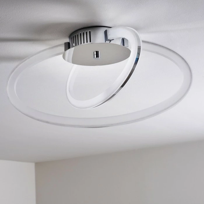 Hofstein Tesoro Deckenleuchte LED Chrom, 1-flammig – Bild 14