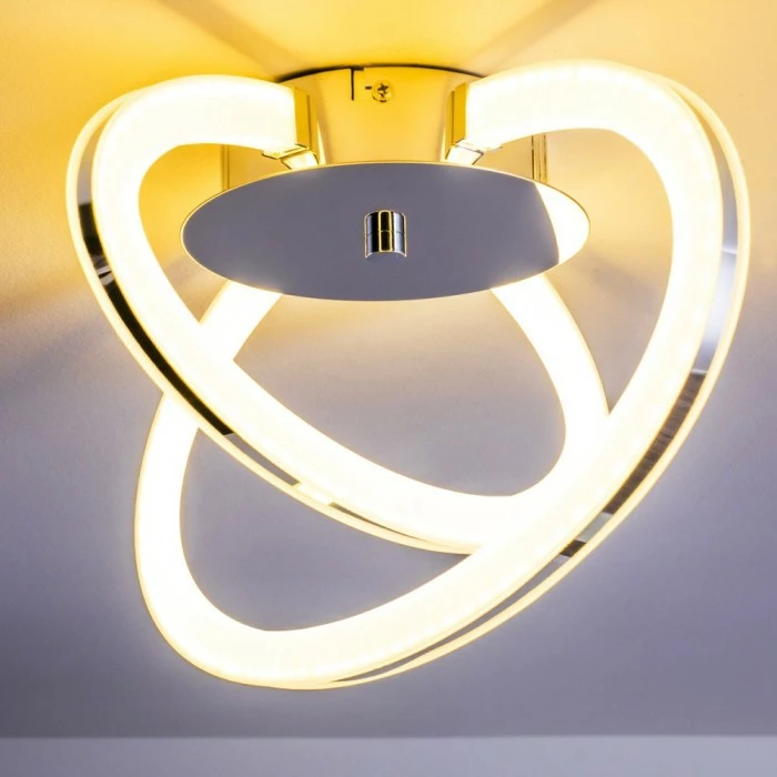 Hofstein Tesoro Deckenleuchte LED Chrom, 1-flammig – Bild 4