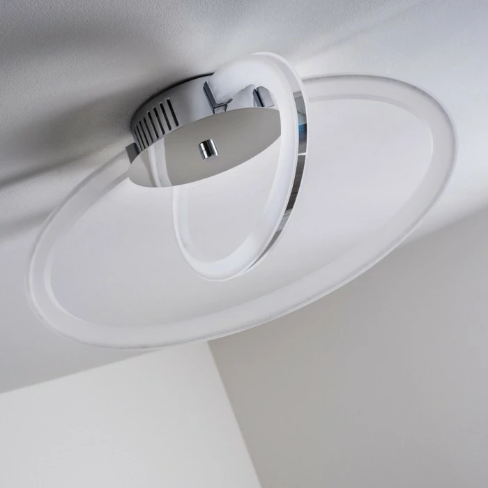 Hofstein Tesoro Deckenleuchte LED Chrom, 1-flammig – Bild 6