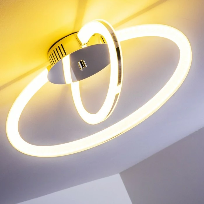 Hofstein Tesoro Deckenleuchte LED Chrom, 1-flammig – Bild 9