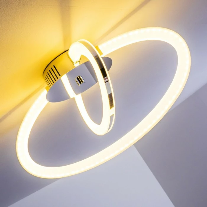 Hofstein Tesoro Deckenleuchte LED Chrom, 1-flammig – Bild 10