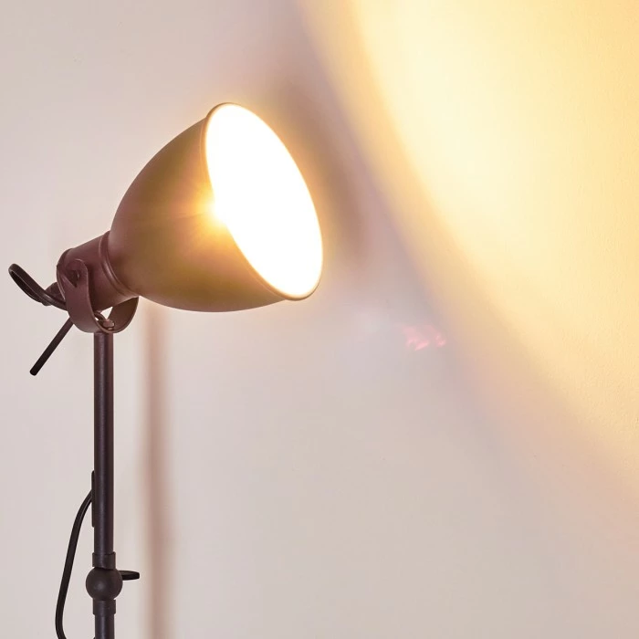 Hofstein Timola Tischleuchte Schwarz, 1-flammig – Bild 6