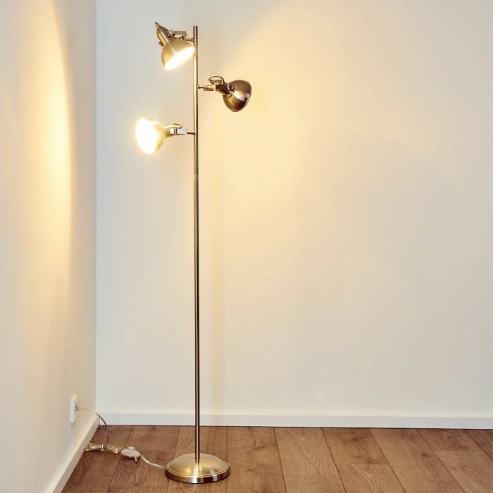 Reality Tina Stehleuchte Nickel-Matt, 3-flammig – Bild 3