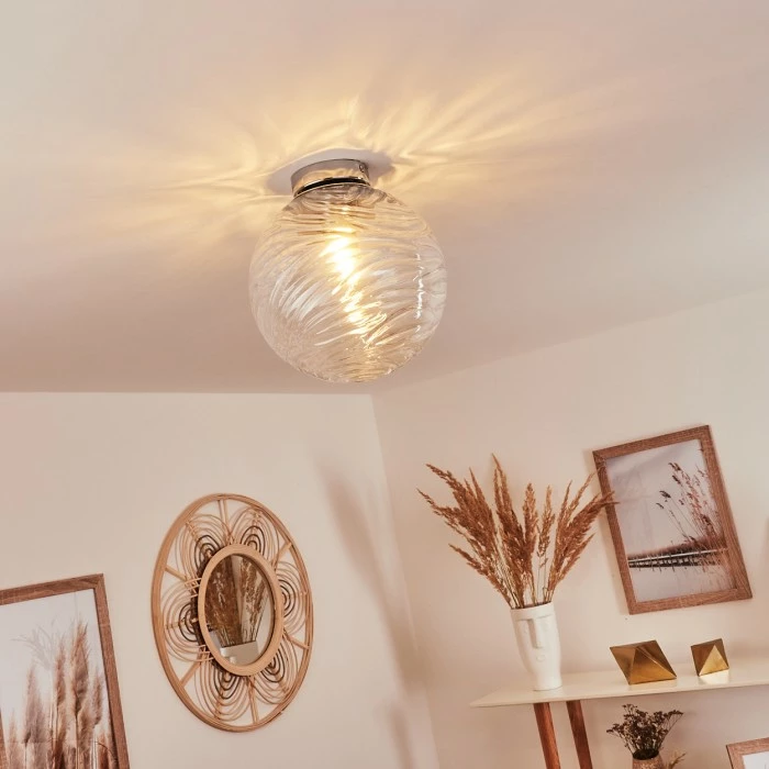 Hofstein Tomboul Deckenleuchte Chrom, 1-flammig – Bild 11