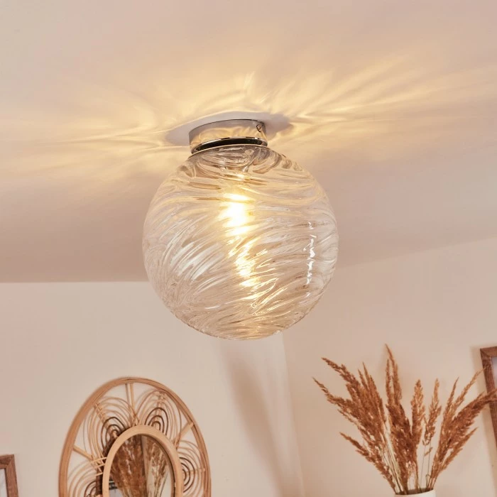 Hofstein Tomboul Deckenleuchte Chrom, 1-flammig – Bild 7