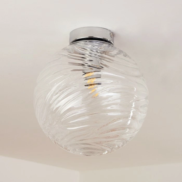 Hofstein Tomboul Deckenleuchte Chrom, 1-flammig – Bild 8