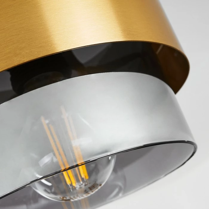 Hofstein Traak Deckenleuchte Schwarz, 1-flammig – Bild 3