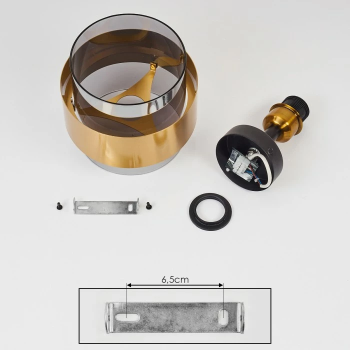 Hofstein Traak Deckenleuchte Schwarz, 1-flammig – Bild 5