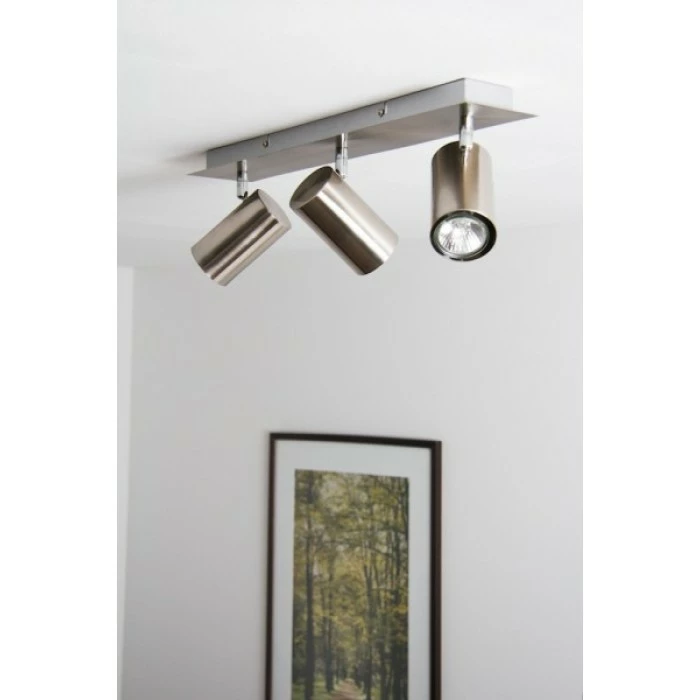 Trio Leuchten MARLEY Deckenleuchte Nickel-Matt, Edelstahl, 3-flammig – Bild 13