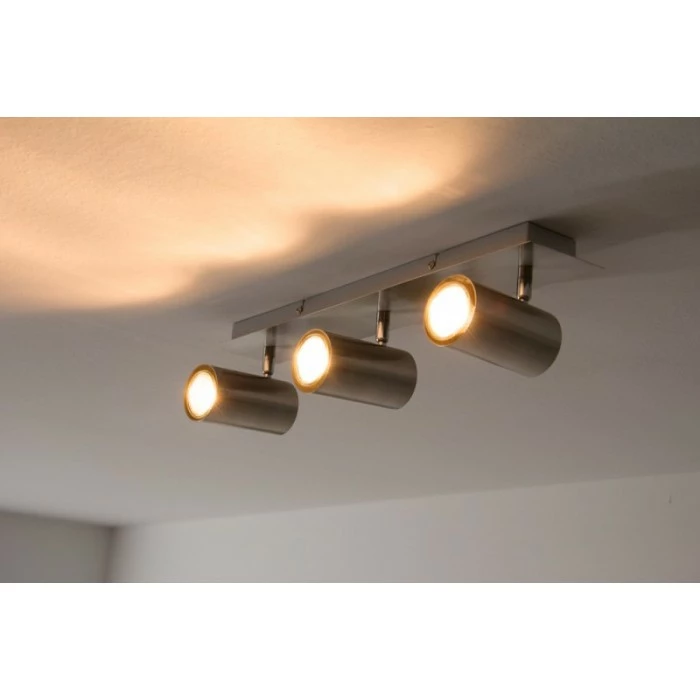 Trio Leuchten MARLEY Deckenleuchte Nickel-Matt, Edelstahl, 3-flammig – Bild 14