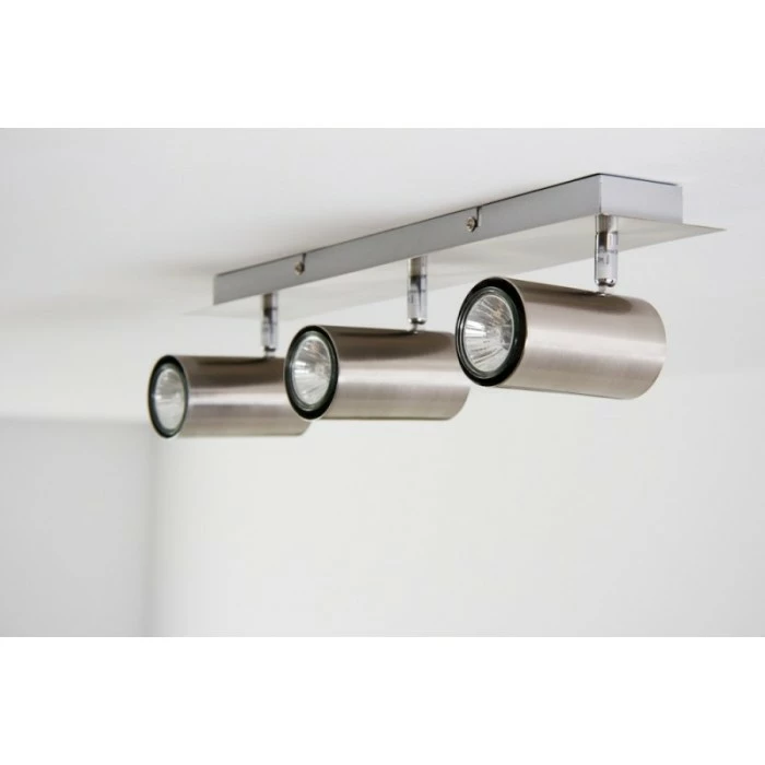 Trio Leuchten MARLEY Deckenleuchte Nickel-Matt, Edelstahl, 3-flammig – Bild 4