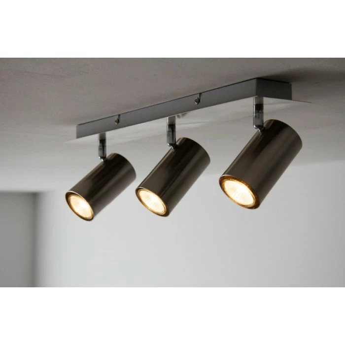 Trio Leuchten MARLEY Deckenleuchte Nickel-Matt, Edelstahl, 3-flammig – Bild 7