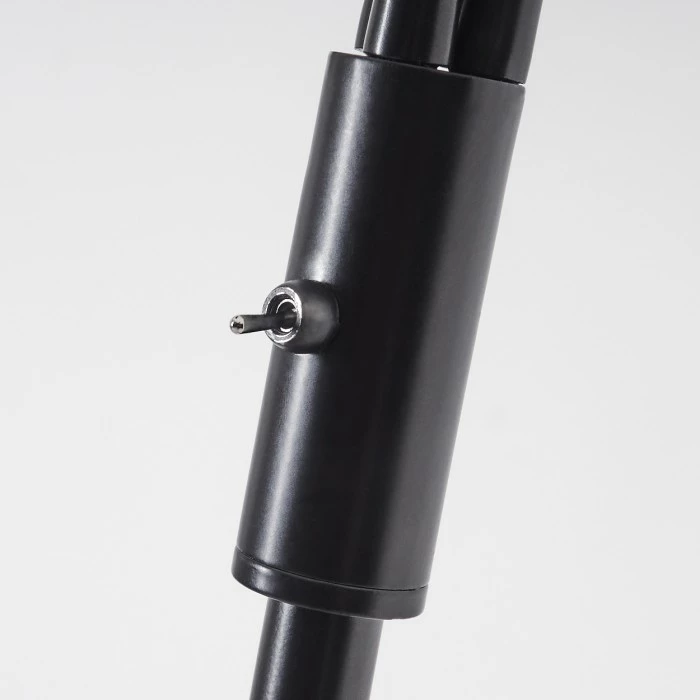 Hofstein Vasanello Stehleuchte Schwarz, Braun, 3-flammig – Bild 6