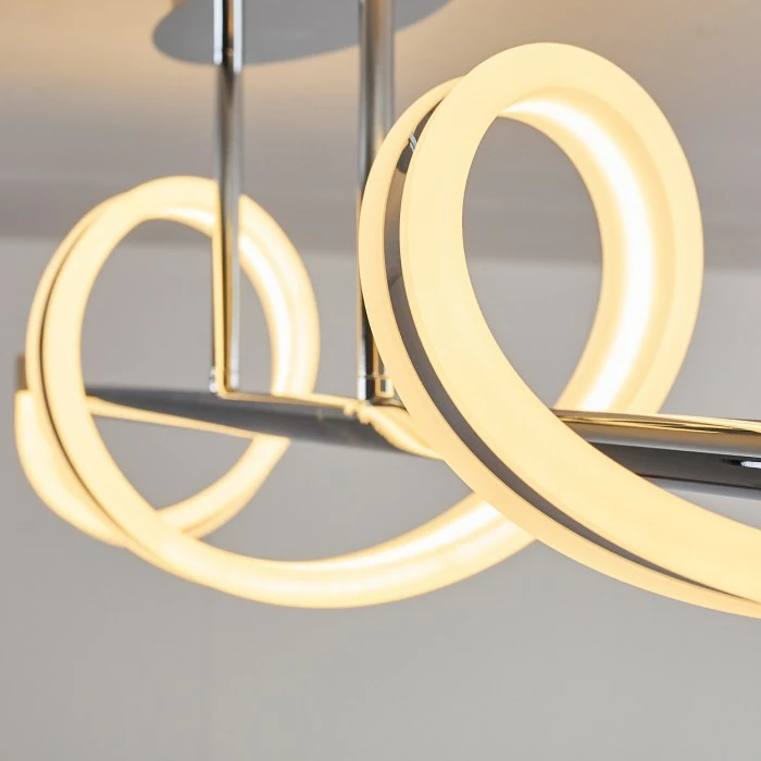 Hofstein Vora Deckenleuchte LED Chrom, 1-flammig – Bild 16