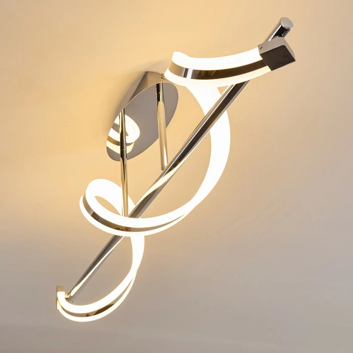 Hofstein Vora Deckenleuchte LED Chrom, 1-flammig – Bild 9