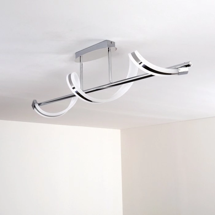 Hofstein Vora Deckenleuchte LED Chrom, 1-flammig – Bild 10