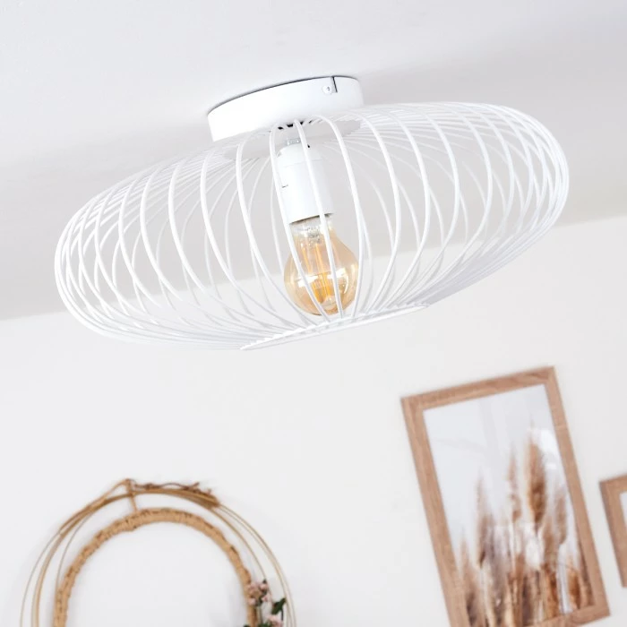 Hofstein Wemude Deckenleuchte Weiß, 1-flammig – Bild 2