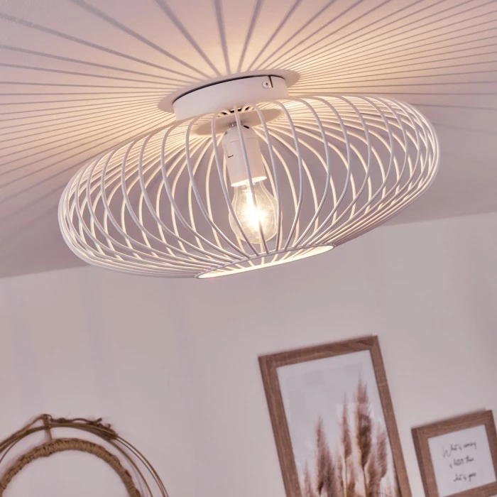 Hofstein Wemude Deckenleuchte Weiß, 1-flammig – Bild 11