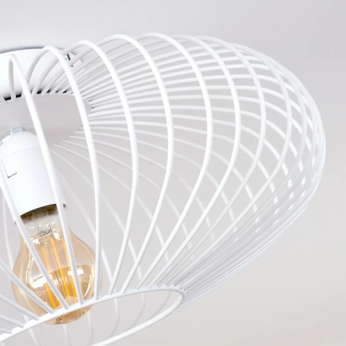 Hofstein Wemude Deckenleuchte Weiß, 1-flammig – Bild 6