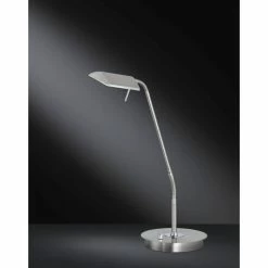 Wofi Leuchten Wofi CORY Tischleuchte LED Nickel-Matt, 1-flammig