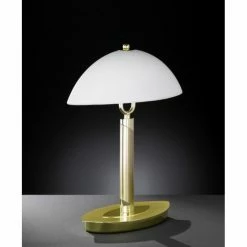 Wofi Leuchten Wofi NEWTON Tischleuchte Messing, 2-flammig