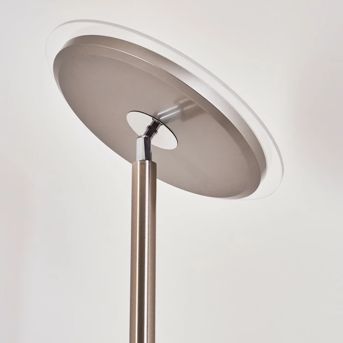 Hofstein Wonsbek Deckenfluter LED Nickel-Matt, 1-flammig – Bild 20