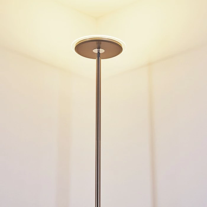 Hofstein Wonsbek Deckenfluter LED Nickel-Matt, 1-flammig – Bild 21