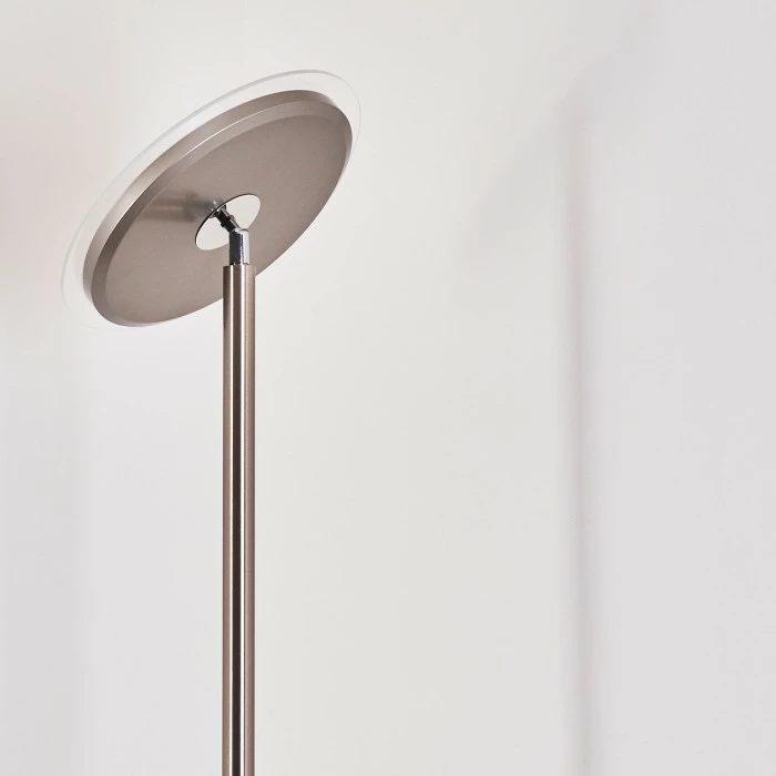 Hofstein Wonsbek Deckenfluter LED Nickel-Matt, 1-flammig – Bild 23