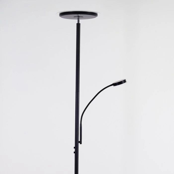 Hofstein Wonsbek Deckenfluter LED Schwarz, 2-flammig – Bild 8