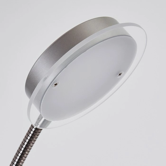 Hofstein Wonsbek Stehleuchte LED Nickel-Matt, 2-flammig – Bild 3