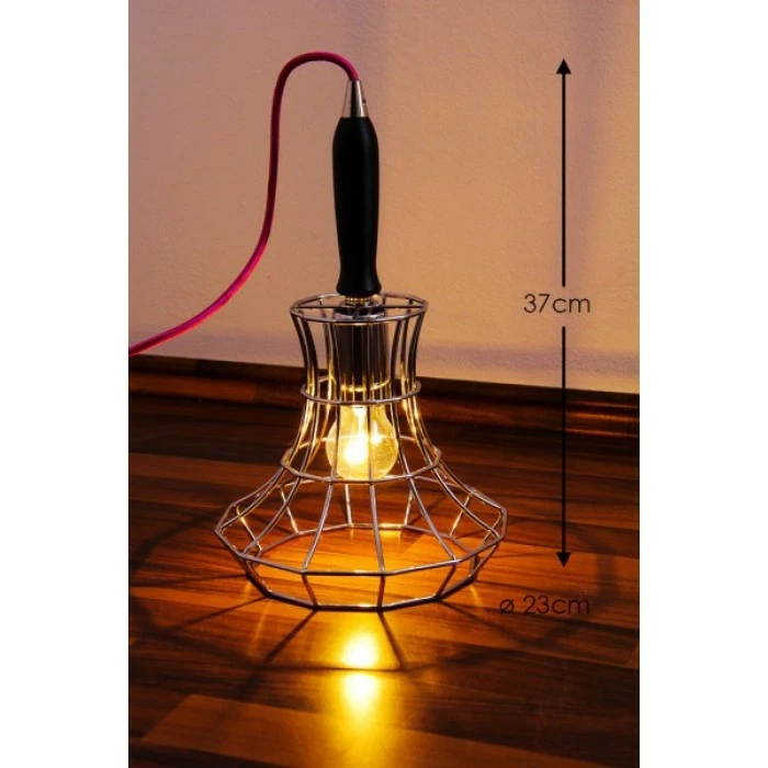 Zava Luce Bodenleuchte Lady Cage Chrom, 1-flammig – Bild 2